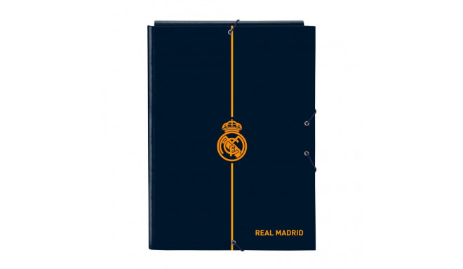 Gredzenveida stiprinājums Real Madrid C.F. 2nd Kit 24/25 Tumši Zils A4 26 x 33.5 x 2.5 cm