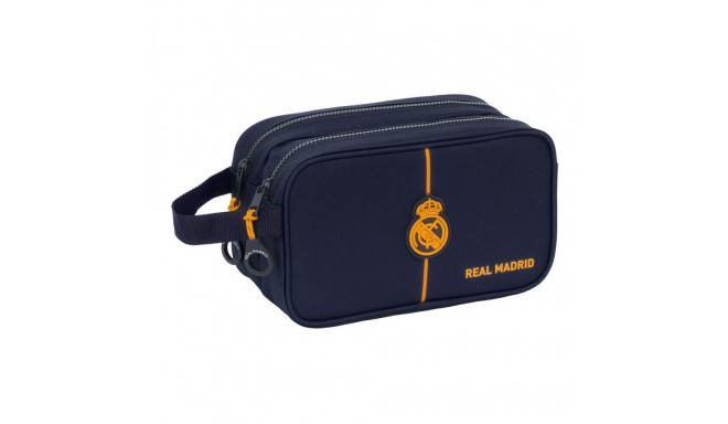 Ceļojumu Piederumu Somiņa Real Madrid C.F. 2nd Kit 24/25 Tumši Zils Sportošana 26 x 15 x 12.5 cm