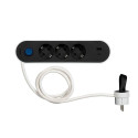 3-socket plugboard with power switch Simon