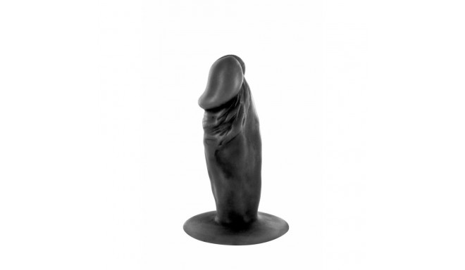 Realistic Dildo Real Body Black 11 cm