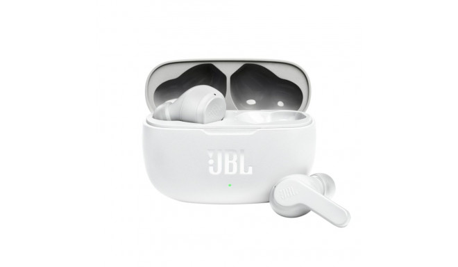 Headphones with Microphone JBL JBLW200TWSWHT White Plastic