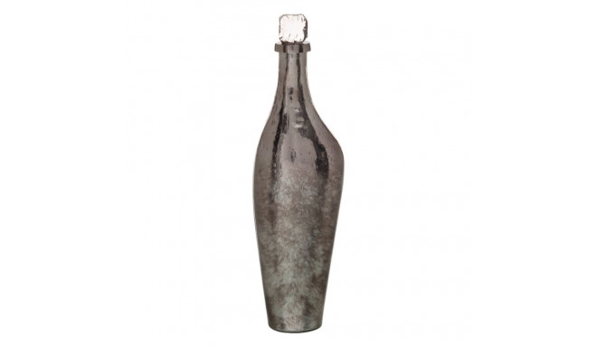 Bottle Silver Aluminium Crystal 15 x 13 x 54 cm Decorative