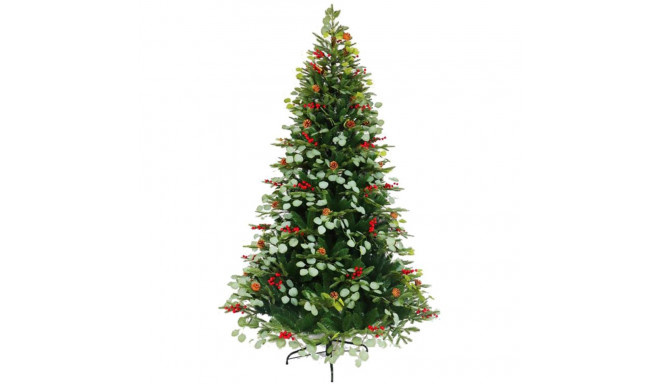 Christmas Tree Home ESPRIT Red Green PVC Metal 129 x 129 x 210 cm