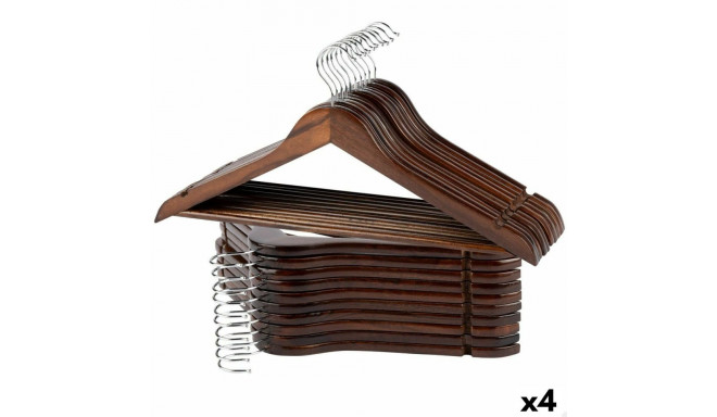 Riidepuude komplekt Max Home Pruun Puit Teras 44,5 x 23 x 1 cm 20 Tükid, osad (4 Ühikut)