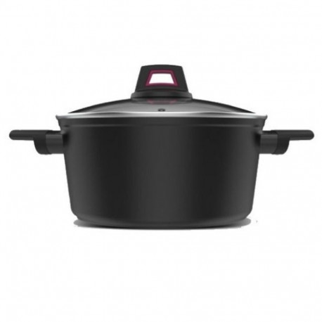 Casserole with lid Taurus KCK4024 Black 4,5 L