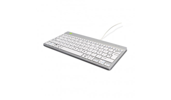 Klaviatuur R-Go RGOCOESWDWH Valge Hispaaniakeelne Qwerty