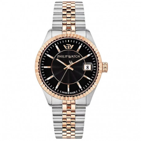 Men's Watch Philip Watch R8253597085 Black Silver