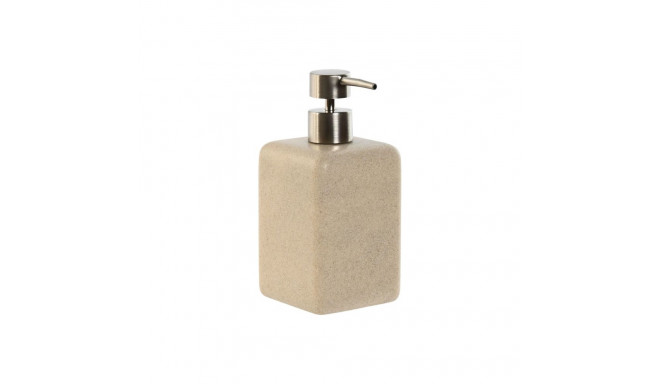 Soap Dispenser Home ESPRIT Cream Silver Resin Polyethylene 8 x 8 x 18 cm