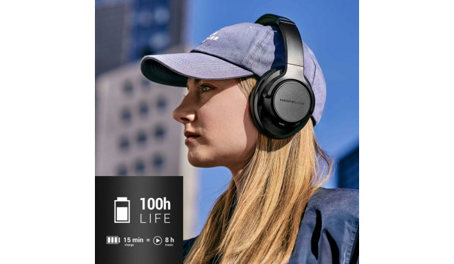 Headphones Energy Sistem 458394 Black