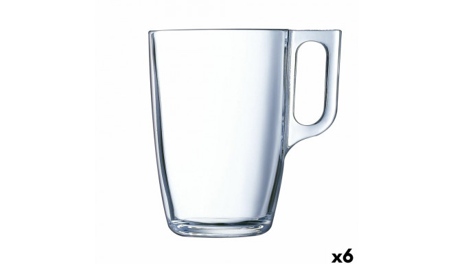Mug Luminarc Nuevo Transparent 320 ml (6 Units)