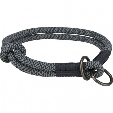 Koera koolituskaelarihmad Trixie Soft Rope Must Hall S 35 cm