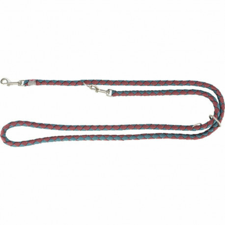 Adjustable dog leash Trixie Blue Red S/M 2 m