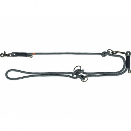 Adjustable dog leash Trixie Soft Rope Black Grey S S/XL