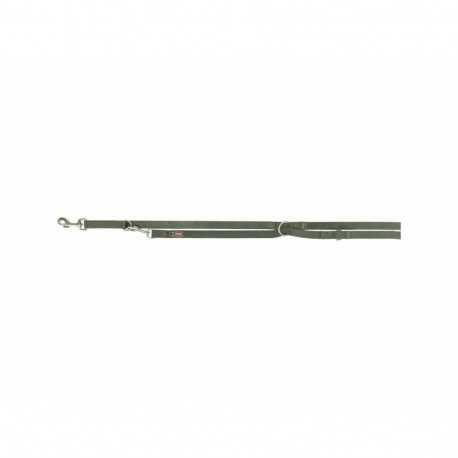 Adjustable dog leash Trixie Premium Green Olive