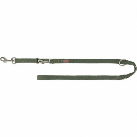 Adjustable dog leash Trixie Premium Green Olive