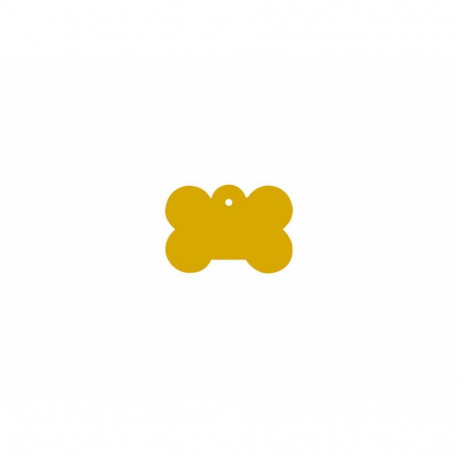 Identification plate Imarc Bone Yellow Golden
