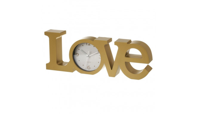 Zegar stołowy LOVE Kuldne Plastmass 39 x 3,5 x 15 cm