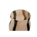 Vase Home ESPRIT Black Cream Crystal Modern 15 x 15 x 29,2 cm Vase Home ESPRIT Black Cream Crystal Modern 15 x 15 x 29,2 cm
