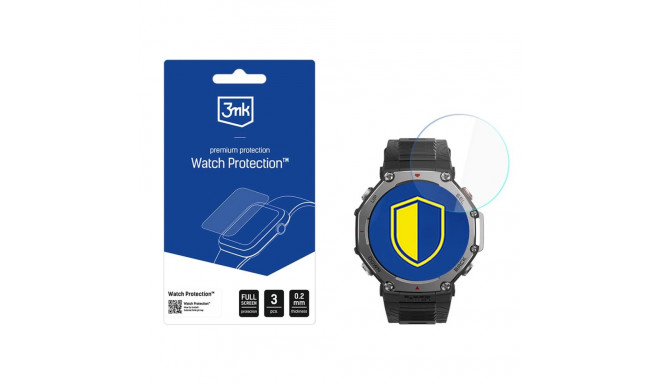 Hybrid Glass 3mk Watch Protection FlexibleGlass for Amazfit T-Rex 3