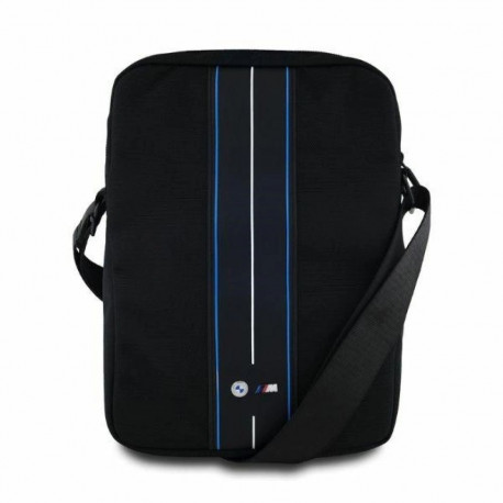 BMW Nylon Blue Stripe 10" Tablet Bag - Black