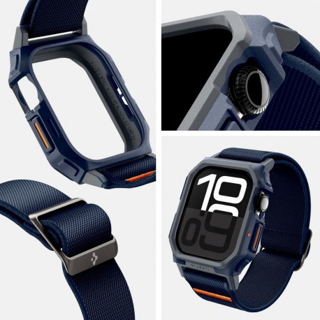 Futerał SPIGEN Lite Fit ”PRO” do Apple Watch 10 (46 MM) navy blue