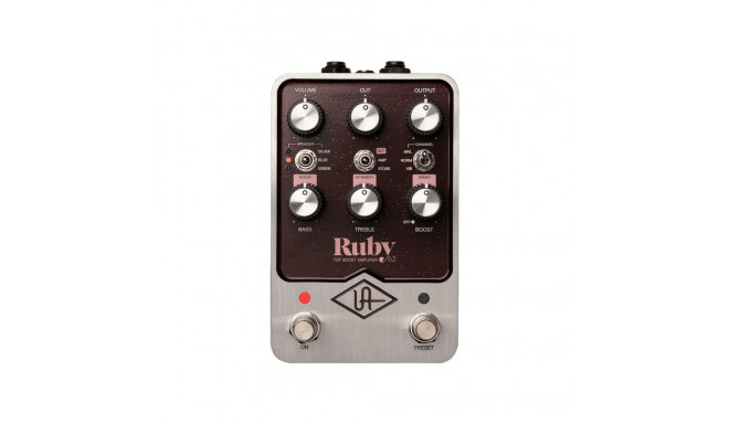 Universal Audio UAFX Ruby '63 Top Boost Võimendi - kitarriefekt