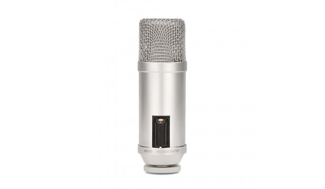 RØDE Broadcaster Silver Studio microphone