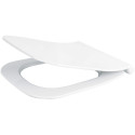 Slim soft-close toilet seat