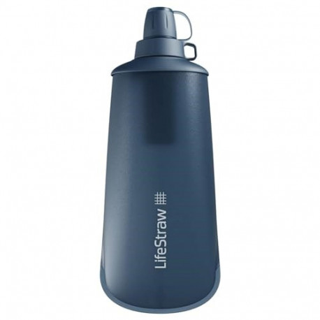 Peak squeeze filter bottle 1l-mountain blue