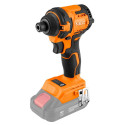 Brushless Impact Driver 18V, 300Nm, 1/4" hex, compact, Energy+, without battery