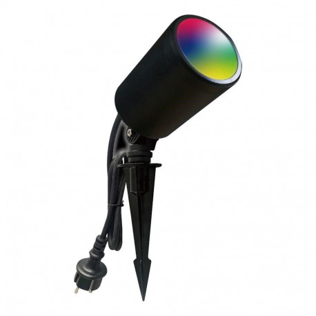 Garden luminaire V-TAC VT-5167 7W LED SMART WiFI IP65 RGB+3000K-6500K 520lm (SKU 3014) Black