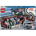 LEGO City F1 garaaž, Mercedes-AMG ja Alpine autod
