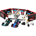 LEGO City F1 garaaž, Mercedes-AMG ja Alpine autod