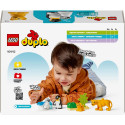 LEGO DUPLO Metsloomade perekonnad: pingviinid ja lõvid