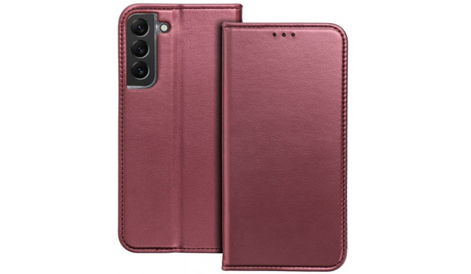 Kaitseümbris Smart Magneto Book Samsung Galaxy A15, burgundy