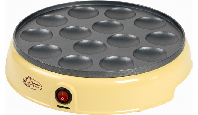 Bestron mini pancake maker APFM700SD, yellow