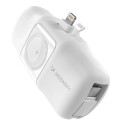 Wozinsky WF16-YLS 5000mAh 15W Lightning Mini Power Bank with Built-in USB-C Cable and Apple Watch Ch