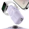 Wozinsky WF16-YLS 5000mAh 15W Lightning Mini Power Bank with Built-in USB-C Cable and Apple Watch Ch
