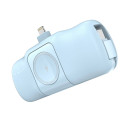 Wozinsky WF16-YLS 5000mAh 15W Lightning Mini Power Bank with Built-in USB-C Cable and Apple Watch Ch