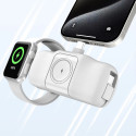 Wozinsky WF16-YCS 5000mAh 15W USB-C Mini Power Bank with Built-in USB-C Cable and Apple Watch Charge