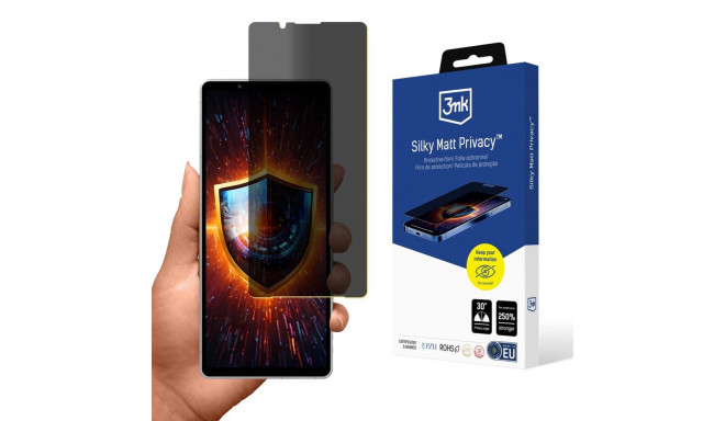 3mk Silky Matt Privacy Privacy Screen Protector for Sony Xperia 5 V