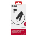 SBS TECLIPHEADSETBTK Wireless Earphone with Clip - Black