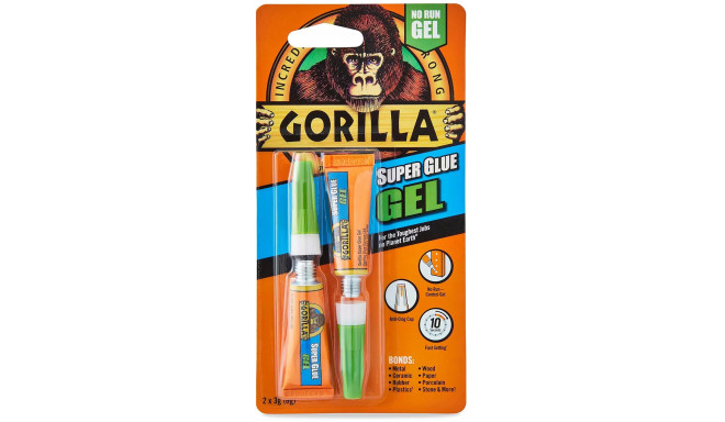 Gorilla liim Superglue Gel 2x3g