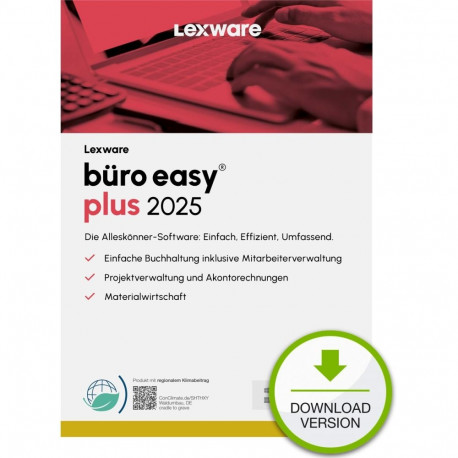 "Lexware Büro Easy Plus 2025 - 1 Device, 1 Year - ESD-DownloadESD"