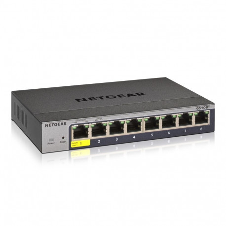Managed Switch - Netgear Gs108t 10/100/1000 Gray