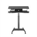 Electric Height Adjustable Desk - Maclean MC-835 72-122cm Black