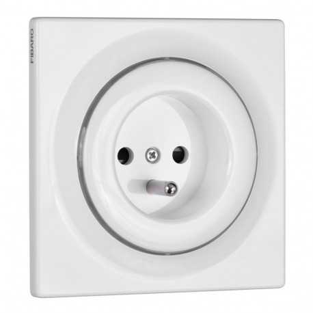 Smart Socket - Fibaro Walli N Type E White