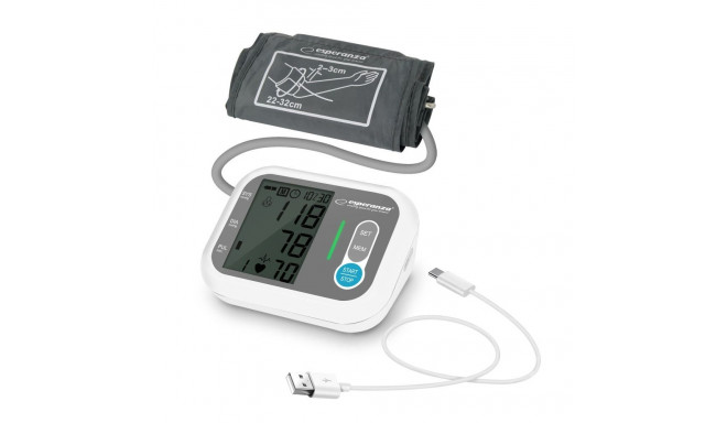 Blood Pressure Monitor - Esperanza ECB005 Semi-Automatic White