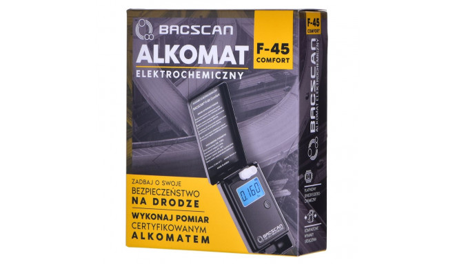 Alcohol Tester - Bacscan F-45, Black