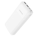 Borofone BJ16A Cube akupank 20000 mAh | 2 x USB valge